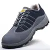 Zapatos de Seguridad Protectores Ligeros de Verano para Soldadura Eléctrica Zapatos de Protección Laboral para Hombre Resistentes a Golpes Resistentes a Pinchazos Zapatos de Malla Transpirable para Hombre Puntera de Acero