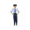 Conjunto de Ropa de Policía para Actuación Infantil Halloween Juego de Rol Ropa Pequeña de Policía para Actuación Cosplay para Hombres y Mujeres