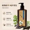 Champú Hecho a Mano con Receta Antigua con Hojas de Platycladus Orientalis, Puré de Plantas Herbales, Jengibre, Fruto de Jabón para Limpieza, Cuidado del Cabello, Control de Grasa y Anticaspa
