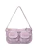 Bolsa Xadrez Atacado, Bolsa Transversal Fashion e Fofa 2025 Nova Primavera Fresca Estilo College Pequena Quadrada de Ombro