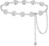 Joyería transfronteriza europea y americana, cadena de cintura hueca floral vintage para mujer, cadena corporal para chicas sexys, accesorio de cadena para vestidos y cintura