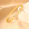 Pulsera Exquisita de Herradura y Trébol de Cuatro Hojas Estilo Coreano Nuevo Ins para Mujer Mismo Estilo que las Celebridades de Internet Moda Lujo Ligero Temperamento Joyería de Mano
