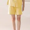Calça de Pijama Algodão Verão Feminina Fina Casual Shorts Soltos plus size Algodão Calça Tripla Calça de Casa Feminina OV
