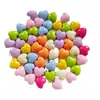 Macarrón Brillante Amor diy Hecho a Mano Gel de Crema Resina Accesorios para Pasador de Pelo Funda de Teléfono Móvil Parche Color Corazón Pequeño