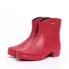 Nuevas Botas de Lluvia de Moda Japonesa y Coreana Calzado de Exterior para Mujer Suela Antideslizante Zapatos de Goma para Cocina Calzado de Exterior Resistente al Desgaste Impermeable Botas de Lluvia para Lavado de Autos para Mujer