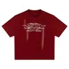 Roupas Masculinas Beijie 2026 Verão Nova Camiseta Retro de Manga Curta com Estampa de Letras Unissex Solta de Meia-Manga Camiseta Básica