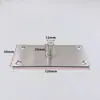 Mola de piso de porta de vidro, extensão do eixo superior, peça de hardware, acessórios de fixação de eixo fixo simples de aço inoxidável
