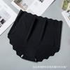 Verano Talla Grande Ropa Interior Sin Costuras con Volantes para Mujer de Secado Rápido Transpirable Seda de Hielo Ropa Interior de Cintura Alta Calzoncillos de Una Pieza