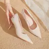 Estilo Francês Lindos Saltos Altos Femininos Salto Agulha Simples Elegante Sapatos de Casamento Diários Sapatos para Madrinhas Sapatos para Não Cansar os Pés Vestido de Casamento Principal