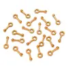 Dijes para Colgantes de Corazón, Flor, Animal, Estrella, Hoja, Pimienta, Hechos por Ti Mismo, Acero Inoxidable Chapado en Oro Real Ecológico, Joyería