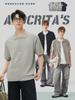 Camisa Polo de Manga Curta Masculina APO Masculina Verão Alta Sensação Solta Casual Gola Cardigã Tricotado Top Camiseta