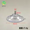 Venta Directa de Fábrica Ventosa Ecológica con Tornillos Plástico PVC Cabeza de Hongo Ventosa Transparente Ventosa con Agujero para Tornillo Gancho