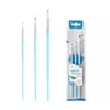 Pincel de Arte Azul Paquete de 3 Pelo de Nylon Pincel Digital para Óleo Transfronterizo Pincel para Pintura Acrílica Acuarela Pintura DIY