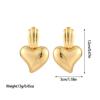 Aretes Transfronterizos Europeos y Americanos en Forma de C con Incrustaciones de Perlas Acero Titanio Nuevo Diseño Nicho Irregular Primavera 2025 Fabricante