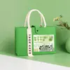 Bolso de Fieltro con Cinta Estilo Nuevo, Bolsa para Regalo Corporativo Navideño, Bolso de Mano Souvenir, Bolsa Tote de Gran Capacidad con Logo Personalizado