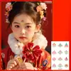 Pegatinas Faciales de Año Nuevo Transfronterizas con Purpurina, No Tóxicas, Fáciles de Limpiar, Pegatinas de Tatuaje Coloridas de Alta Calidad, Pegatinas para Cejas Infantiles, Pegatinas Lindas