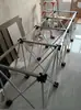 Bancada de Plataforma de Corte Pernas de Aço Alvenaria Galvanizado Laje de Rocha Azulejo Aranha Processamento de Vidro Madeira Aranha
