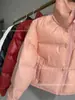 Comércio Exterior Transfronteiriço, North Face 84, design curto, jaqueta de plumas de inverno, casaco puffer feminino, agasalho estiloso e confortável
