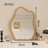 Espejo de Maquillaje Estilo Medieval, Espejo de Tocador, Espejo Decorativo de Nube para Hogar y Dormitorio, Espejo de Belleza de Escritorio Montado en Pared