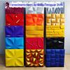 Fabricantes de Guangdong fornecem painel de fundo de parede tridimensional PVC painel de parede tridimensional decoração 3d cena material de decoração de painel de parede