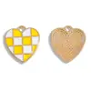 Estilo Coreano Aleación Goteo de Aceite Multicolor Cuadrado Colgante de Corazón Pendientes de Moda Collar Pulsera Accesorios de Joyería Venta Caliente Transfronteriza