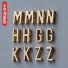 Aleación de Zinc Zhenming 26 Accesorios de Letras Inglesas Calados Usar Letra Equipaje Ropa Pulsera Hebilla de Metal Personalización