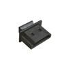 Tapón antipolvo HDMI con asa Tapón antipolvo para interfaz HDMI Tapa antipolvo Material PE Negro Tapón antipolvo