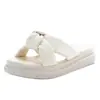 Sandalias de maternidad súper suaves para mujer, para uso exterior en verano, antideslizantes, cómodas para los pies, pantuflas medias dulces estilo hada