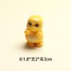Lindo Dragón de Leche Pequeño de Color Sólido Tridimensional Resina Pequeño Dinosaurio DIY Joyería Llavero Colgante Adornos de Escritorio para Coche