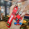 Llavero creativo de Spider-Man de la serie Marvel, bonito muñeco de anime, bolso, llave de coche, colgante, regalo