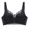 Lingerie Sexy de Renda para Mulheres Sem Aro, Push-Up, Sem Costura, Respirável e Confortável, Sutiã Push-Up Ajustável para Seios Pequenos