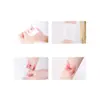 Pegatina de Tatuaje de Margarita Pequeña Mismo Estilo que Gd Quan Zhilong Nicho de Gama Alta Margarita Arcoíris Semi-Permanente Impermeable Pegatina de Tatuaje para Mujeres