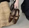 Zapatos de tacón grueso estilo francés Chuyuji inspirados en Chanel para mujer, nuevos zapatos Mary Jane de nicho para primavera y otoño 2026, elegantes