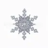 Accesorios Navideños Transfronterizos Rosa Brillante Uva Copo de Nieve Decoración del Hogar Flores y Plantas Decorativas Venta al por Mayor