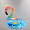 Suministro transfronterizo anillo de natación de princesa arcoíris famoso en internet caballo unicornio para niños con asa asiento flotante para juegos acuáticos de bebé