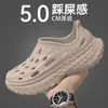 Zapatos Perforados con Soporte de Arco para Hombre 2026 Modelo Nuevo Sandalias Cómodas Transpirables Antideslizantes de Suela Gruesa para Verano al Aire Libre para Hombre