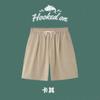 Roupa de Trabalho de Verão Shorts Esportivos de Seda Gelada Calças Finas Masculinas Estilo Hong Kong Soltos Tamanho Grande Roupa Externa Calças Grandes