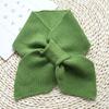 Bufanda Pequeña de Lana para Mujer Bufanda de Punto Triangular Cruzada Protector de Cuello Cálido Cuello Falso Fabricantes Venta al por Mayor en Stock En representación