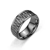 Anillo Geométrico de Flor de Rombo de Acero de Titanio 18K Oro Color No se Desvanece Joyería de Mano de Nicho de Alta Gama Venta al por Mayor
