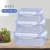 Fiambrera de plástico para calentar en microondas para trabajadores de oficina, caja de almacenamiento rectangular sellada para refrigerador con tapa