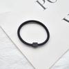 Banda Elástica de Goma Negra Banda de Goma Banda Redonda para el Cabello Cuerda para el Cabello Cuerda para el Cabello Accesorios de Bricolaje Tocado Hecho a Mano Accesorios para el Cabello Material