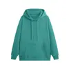 Sudadera con capucha de color liso forrada de forro polar, nueva y moderna para otoño e invierno, para hombre, pareja, holgada, casual, versátil, chaqueta con capucha