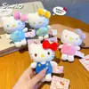 Llavero de Peluche Auténtico Gato Kitty en Postura de Pie 4 pulgadas Muñeco Colgante Gato Kt para Decoración de Bolso de Niñas Regalo