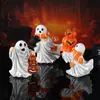 Enfeites de Resina de Fantasma Decorações de Festa de Halloween Montagem de Atmosfera Festiva Artesanato Peculiar para Desktop