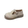 Zapatos retro de moda para niñas con suela blanda, modelo primavera y otoño 2026, estilo británico, zapatos de princesa para niñas, zapatos negros de actuación para niños
