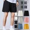 Pantalones de algodón deportivos americanos tendencia holgada para hombre y mujer ocio comercio exterior playa correr baloncesto pantalones cortos fabricantes venta al por mayor