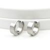 Pendientes de acero inoxidable de moda japonesa y coreana, pendientes sencillos de acero de titanio que combinan con todo, pendientes punk de moda para hombres y mujeres al por mayor