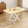 Mesa Plegable Mesa de Comedor Hogar Apartamento Pequeño Mesa de Comedor Simple Exterior Portátil Puesto Mesa de Estudio Multifunción