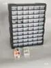 Caja de Piezas Tipo Cajón con Compartimentos para Bloques de Construcción, Componentes Electrónicos, Gabinete Organizador de Tornillos, Caja de Almacenamiento de Herramientas de Ferretería