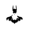 Pegatinas de Batman para comercio exterior transfronterizo, pegatinas reflectantes para locomotoras de motocicletas, pegatinas decorativas láser con personalidad para parachoques de ventanas de automóviles